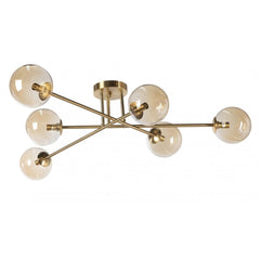 Fiorentino Indoor Pendants Arezzo Semi-Flush Mount Pendant Light Lights-For-You AREZZO-6L Gold