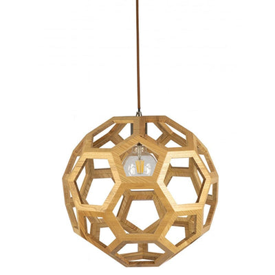 Fiorentino Indoor Pendants Banega Pendant Light Large Lights-For-You BANEGA-60 Wood