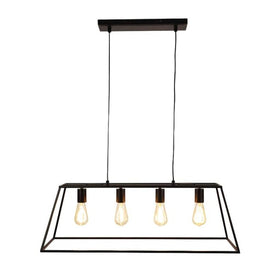Fiorentino Indoor Pendants HAMPTON-5 Pendant light Lights-For-You HAMPTON-5L Black