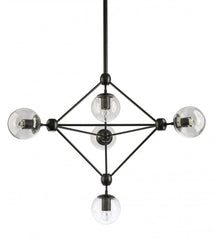 Fiorentino Indoor Pendants KLESH Small 5 Light Pendant light Lights-For-You KLESH-5L Black