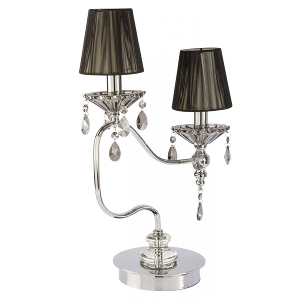 Fiorentino Table Lamps Bella Crystal Table Lamp 2Lt Lights-For-You BELLA 3 T/L