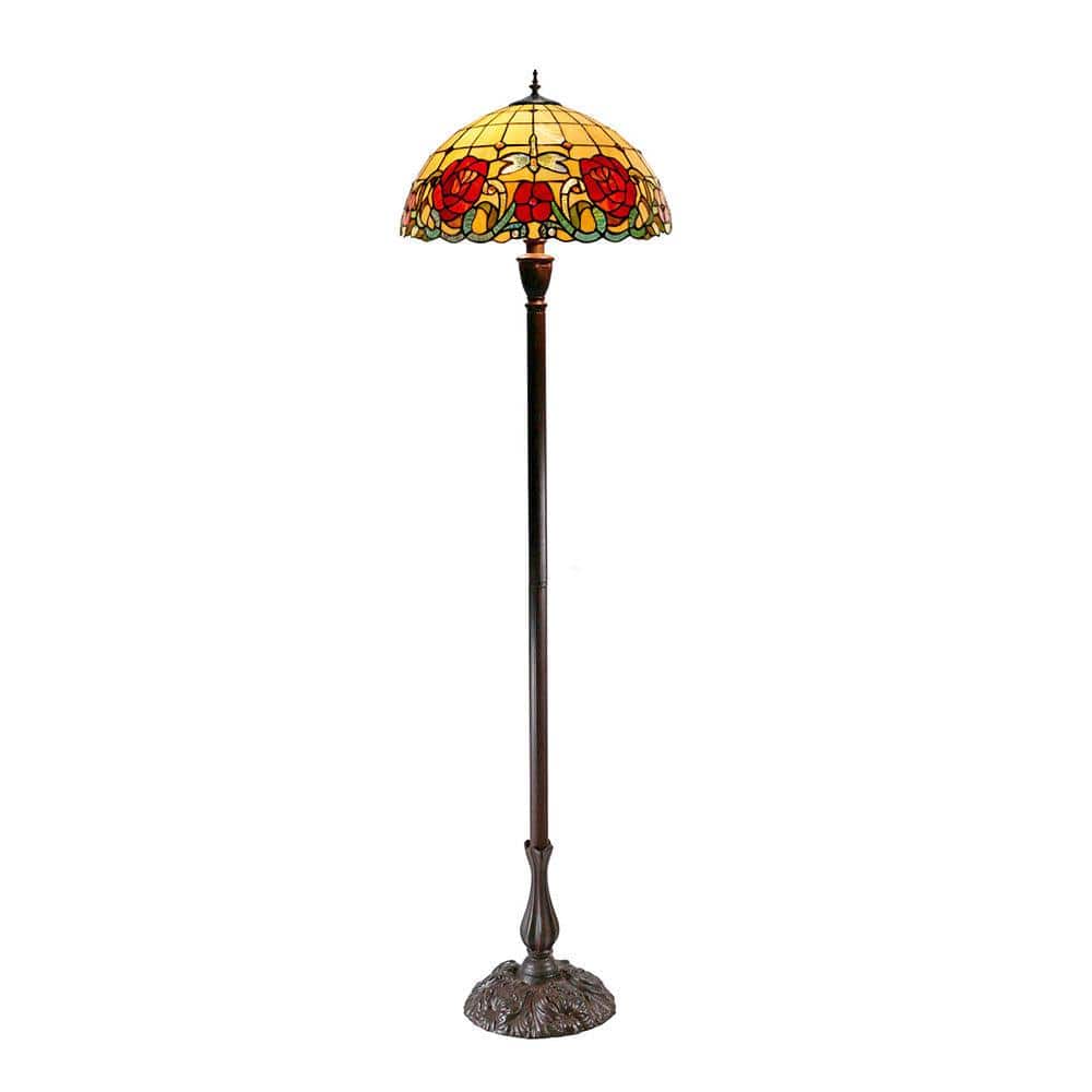 G & G Bros Group Floor Lamps Armadeus Tiffany Floor Lamp 240V stunning design Lights-For-You FLI482BZC6