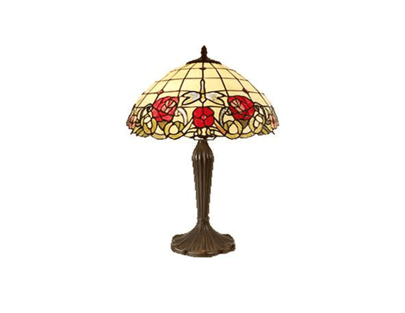 G & G Bros Group Table Lamps Armadeus Tiffany Small Table Lamp 240V stunning design Lights-For-You TBL2616BZC6