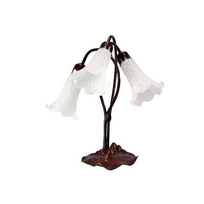 G & G Bros Group Table Lamps Triple Lily Lamp White TLA1-006/WT Lights-For-You TLA1-006/WT