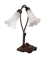 G & G Bros Group Table Lamps Twin Lily Lamp White TLA1-002/WT Lights-For-You TLA1-002/WT