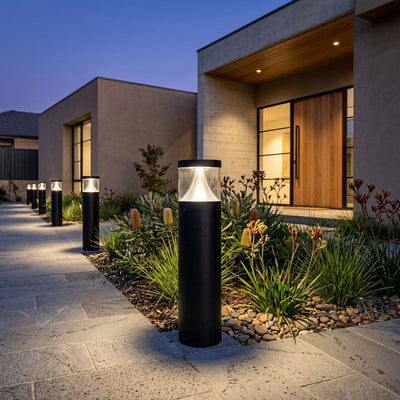 600mm LED Bollard Light 18w Large in Black Havit Commercial - HCP-262530
