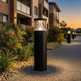 600mm LED Bollard Light 18w Large in Black Havit Commercial - HCP-262530