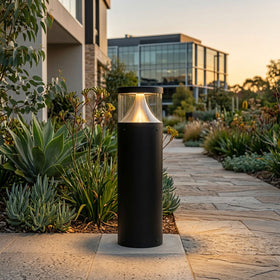 LED Bollard Light CCT Large 24w 600mm in Black Havit Commercial - HCP-262330