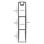 Havit Lighting Aluminium Profile 18mm x 96mm Black or White Suspended Slim Aluminium Profile Havit Lighting - HV9693-1896 Lights-For-You