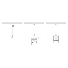 Havit Lighting Aluminium Profile Black or White Suspended Square Aluminium Lights-For-You