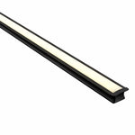 Havit Lighting Aluminium Profile HV9695-2515-BLK - Deep Black Square Winged Aluminium Profile Lights-For-You HV9695-2515-BLK ACC1185BKH10