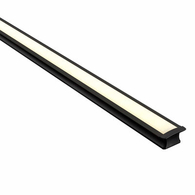 Havit Lighting Aluminium Profile HV9695-2515-BLK - Deep Black Square Winged Aluminium Profile Lights-For-You HV9695-2515-BLK ACC1185BKH10