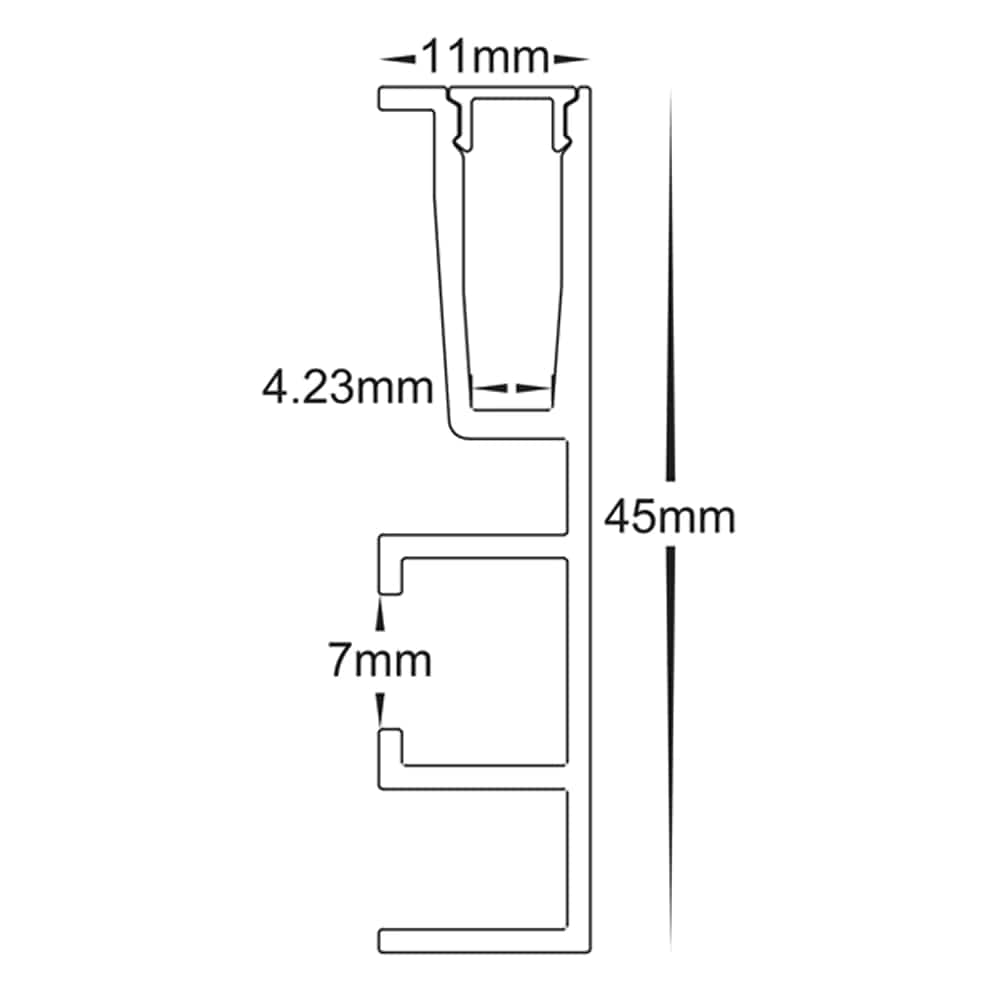 Havit Lighting Aluminium Profile Side Mounted Aluminium LED Profile Lights-For-You