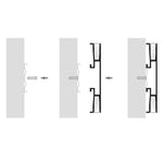 Havit Lighting Aluminium Profile Side Mounted Up & Down Aluminium LED Lights-For-You