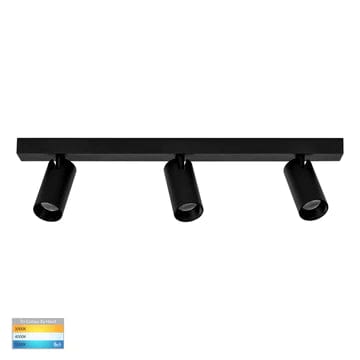 Havit Lighting Bar Lights Revo Black 3 Light TRI Colour LED Lights-For-You HV4002T-3-BLK 9350418025944