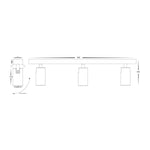 Havit Lighting Bar Lights Revo White 3 Light TRI Colour Lights-For-You HV4002T-3-WHT 9350418025968