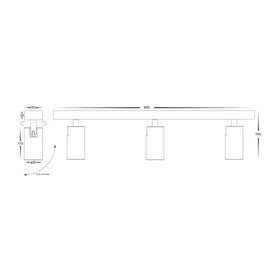 Havit Lighting Bar Lights Revo White 3 Light TRI Colour Lights-For-You HV4002T-3-WHT 9350418025968