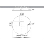 Havit Lighting Bar Lights Revo White 3 Light TRI Colour Round Plate Lights-For-You HV4002T-3-WHT-RND 9350418025975