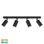 Havit Lighting Bar Lights Tivah Black 4 Light TRI Colour LED Lights-For-You HV4001T-4-BLK 9350418017000