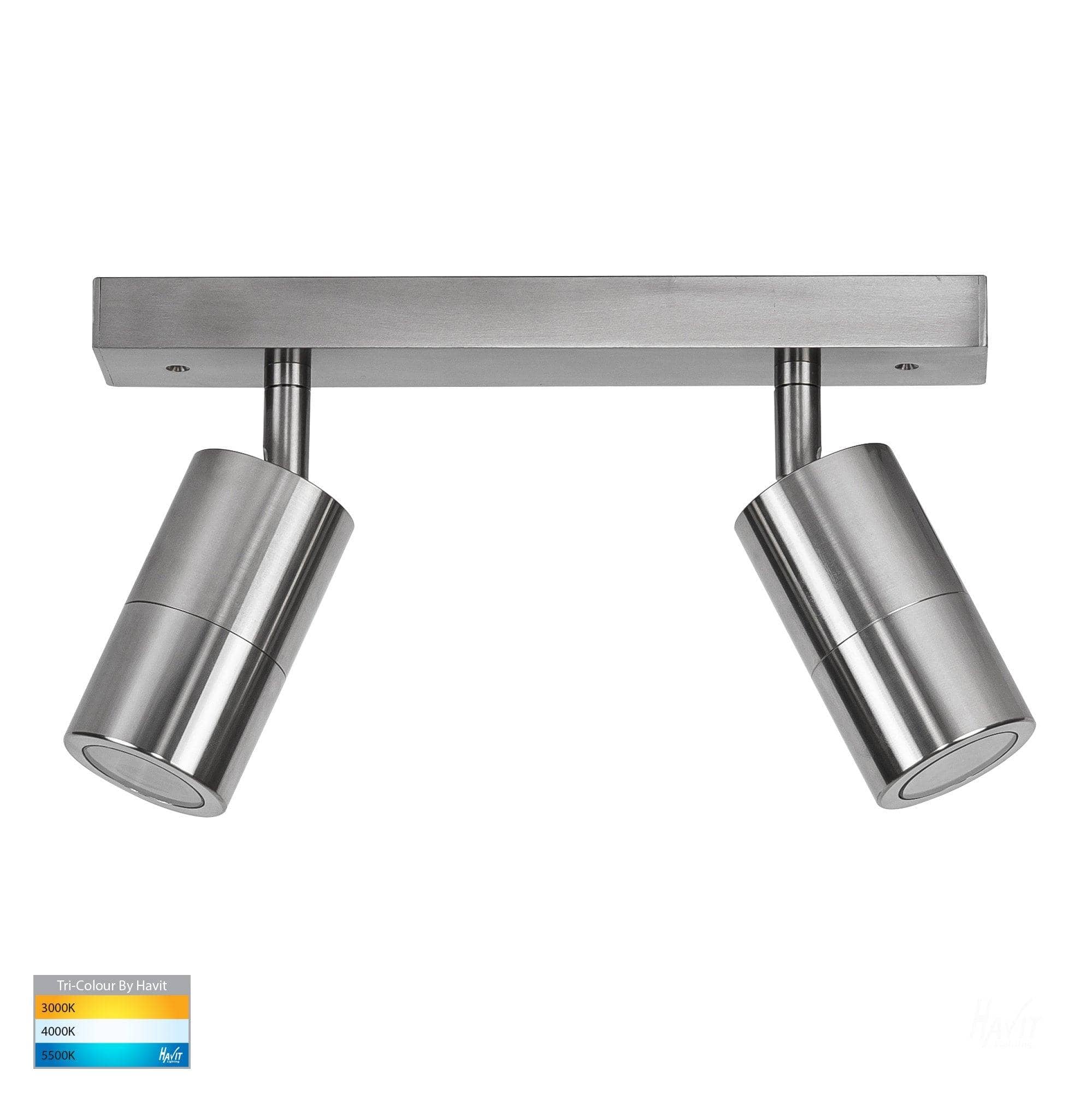 Havit Lighting Bar Lights Tivah Titanium Aluminium 2 Light Lights-For-You HV4001T-2-TTM 9350418016928