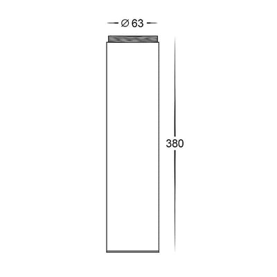 Havit Lighting Bollard Extension Bollard Extension for HV1622-BLK Lights-For-You HV1622-BLK-EXT 9350418007681