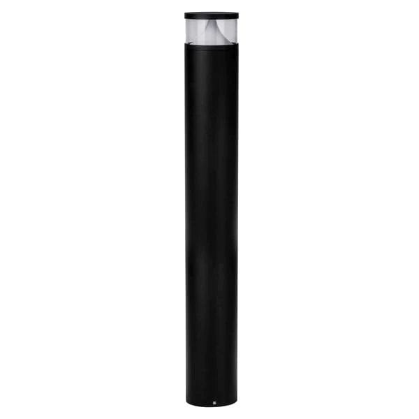 Havit Lighting Bollard Lighting Divad 1000mm Aluminium Black LED Lights-For-You HV1629T-BLK-240V-RND 9350418012265