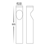 Havit Lighting Bollard Lighting Fedor Square Aluminium Black Tri Colour Lights-For-You