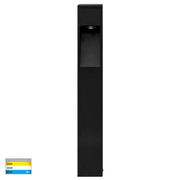 Havit Lighting Bollard Lighting Fedor Square Aluminium Black Tri Colour Lights-For-You HV1631T-BLK-240V-SQ 9350418026651