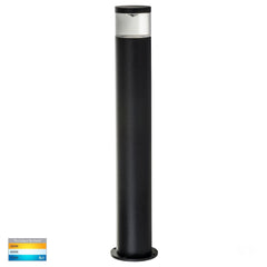 Havit Lighting Bollard Lighting Highlite Black TRI Colour LED Bollard Lights Lights-For-You HV1601T-BLK 9350418015990