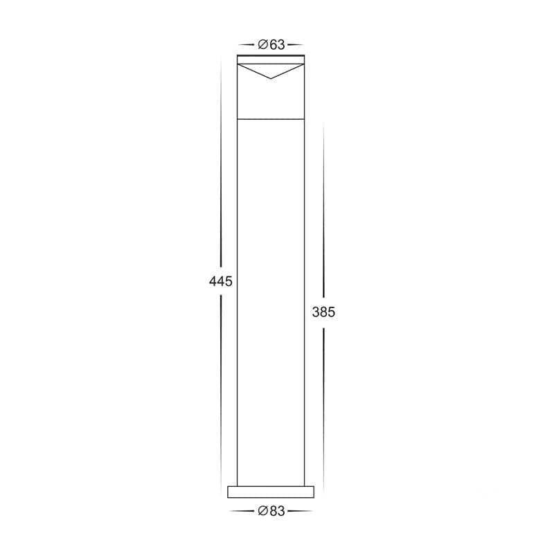 Havit Lighting Bollard Lighting Highlite Titanium Aluminum TRI Colour Lights-For-You