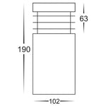 Havit Lighting Bollard Lighting Mini 316 Stainless Steel TRI Colour LED Lights-For-You