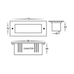 Havit Lighting Brick Lights Bata 316 Stainless Steel 6w LED Brick Lights-For-You HV3005T-SS316-12V 9350418012159
