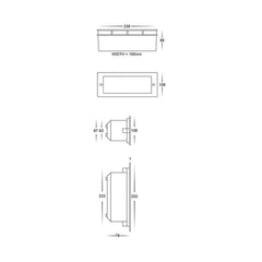 Havit Lighting Brick Lights BATA 316 Stainless Steel LED Brick Light Lights-For-You