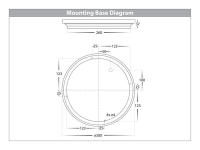 Havit Lighting Bunker Lights Stor Black LED Bunker Light Lights-For-You HV3671T-BLK 9350418005922