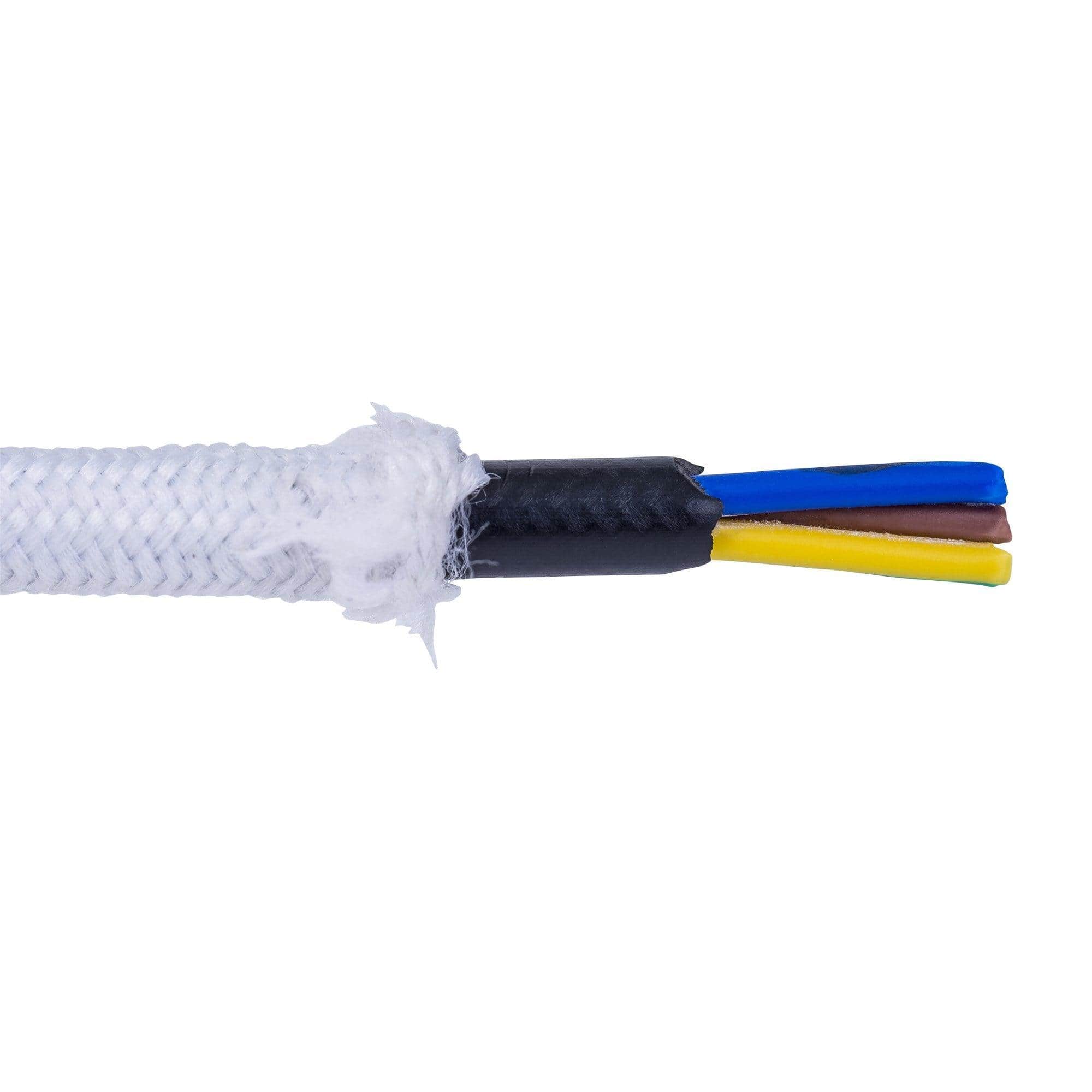 Havit Lighting Cable White HV9985-WHT- 3 Core White cable with beautiful design by Havit Lighting Lights-For-You HV9985-WHT