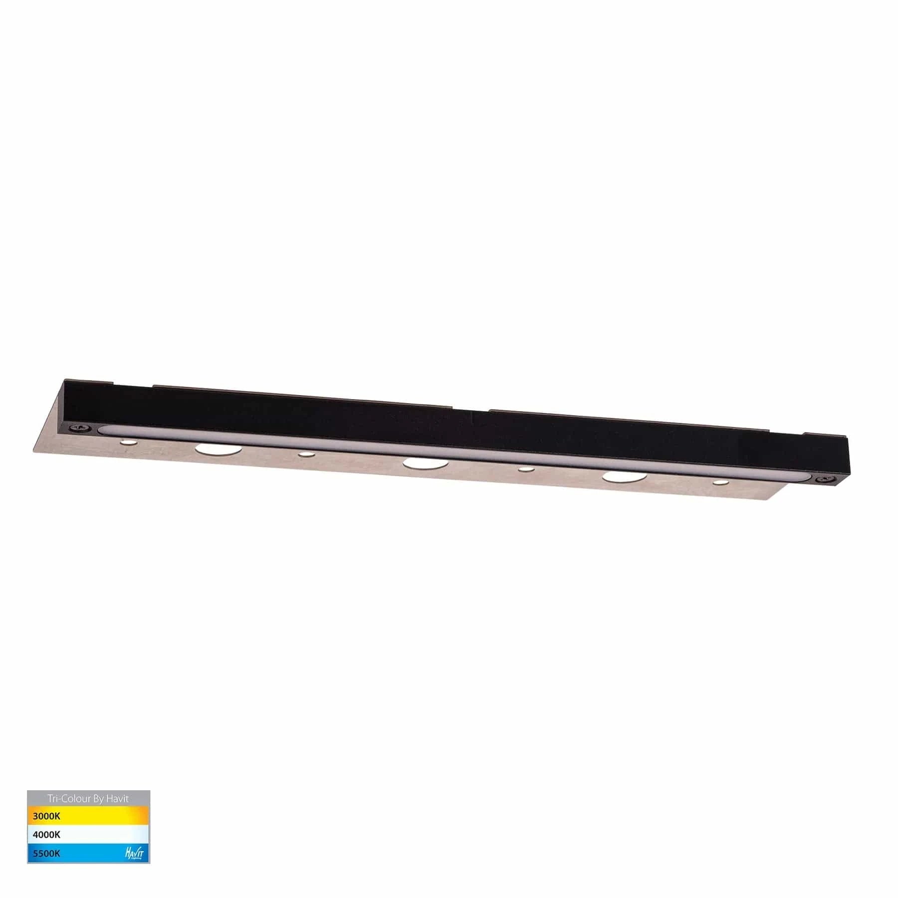 Led Coping Havit Lighting | HV3299T-BLK-12V Preston Black LED Coping Light