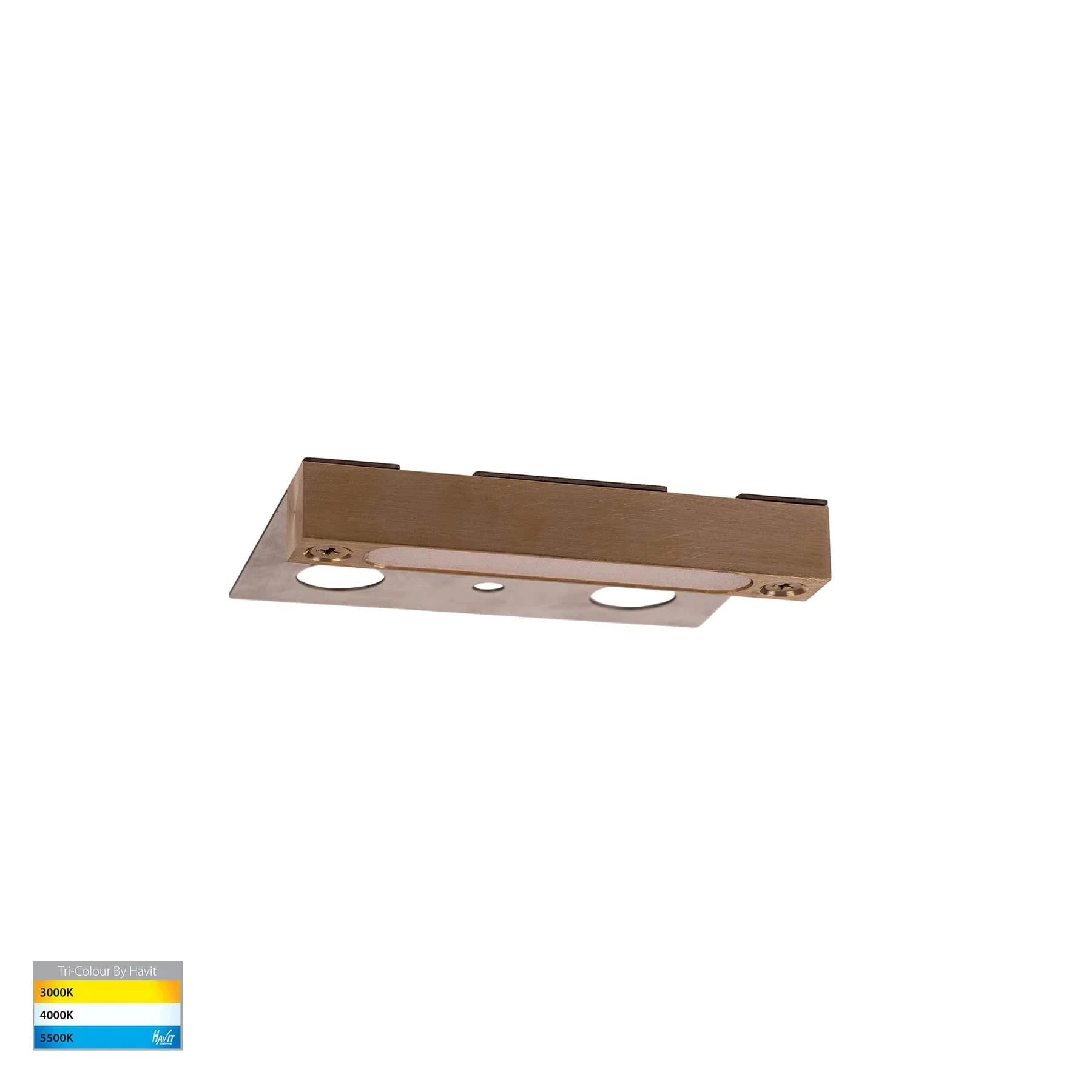 Havit Lighting Coping Light Preston Solid Brass LED Lights-For-You HV3297T-BR-12V