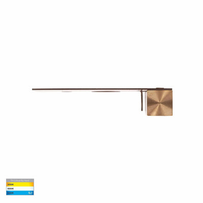 Havit Lighting Coping Light Preston Solid Brass LED Lights-For-You HV3297T-BR-12V