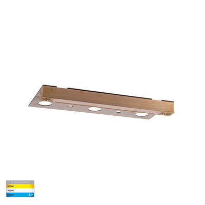 Havit Lighting Coping Light Preston Solid Brass LED Lights-For-You HV3298T-BR-12V