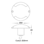 Havit Lighting Deck Lights Dome Silver Aluminium LED Lights-For-You