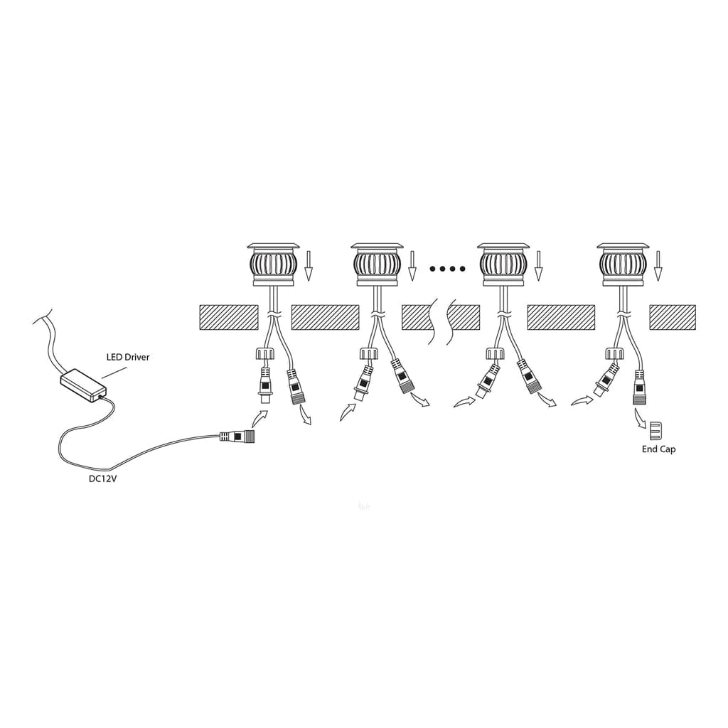 Havit Lighting Deck Lights Flame 316 Stainless Steel 6 X 0.5w Lights-For-You HV2826C 9350418003706