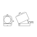 Havit Lighting Exterior Lighting Accord White TRI Colour Single Lights-For-You HV3630T-WHT 9350418016638