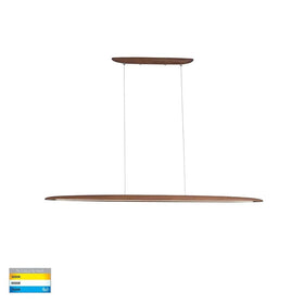 Havit Lighting Indoor Pendants Noce Linear LED Pendant Light 1300mm/1800mm in Walnut Timber Lights-For-You HV6010T