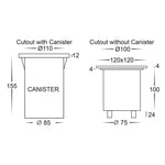 Havit Lighting Inground Lights Metro Square 316 Stainless Steel Lights-For-You HV1701RGBW 9350418011145