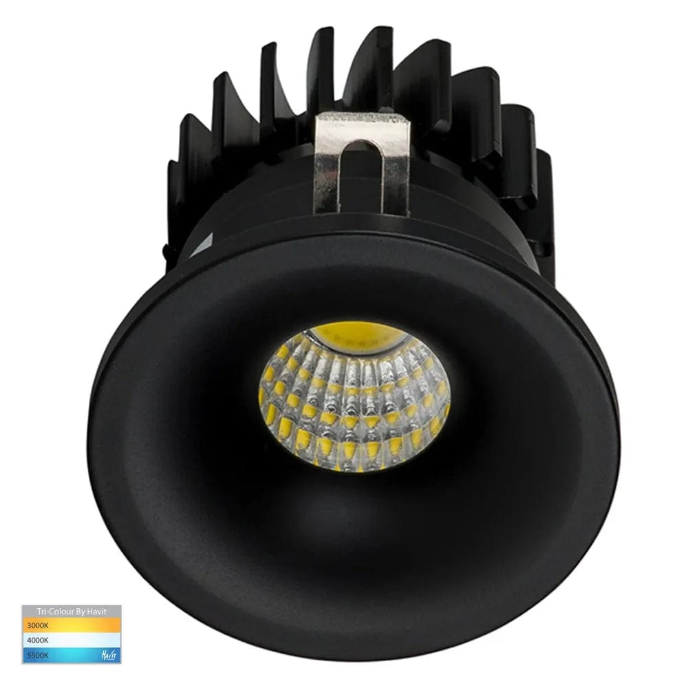 Havit Lighting LED Downlights 38mm Niche LED Downlight 3w Black, White CCT CRI 90+ HV5702T Havit Lighting Lights-For-You HV5702T-BLK 9350418027771