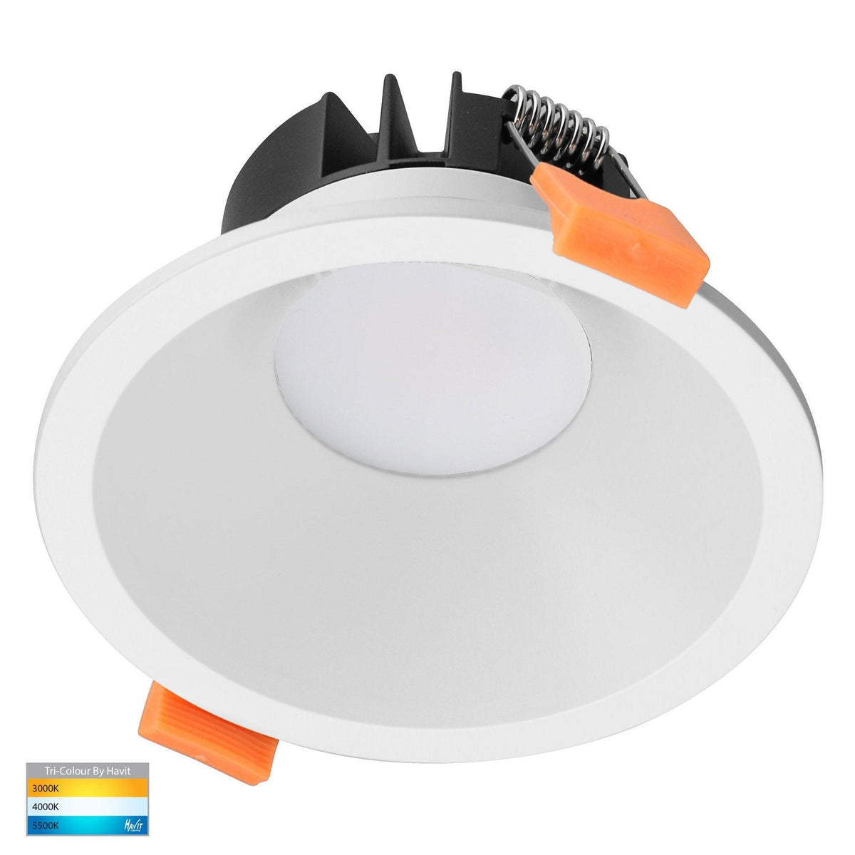 Havit Lighting LED Downlights Gleam White Fixed LED Downlight Lights-For-You HV5528T-WHT 9350418013972