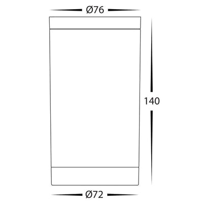 Havit Lighting LED Downlights Lexan Black 9in1 Surface Mounted Lights-For-You