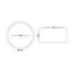 Havit Lighting LED Downlights Nella Black 12w Surface Mounted LED Lights-For-You