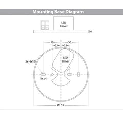 Havit Lighting LED Downlights Nella Black 18w Surface Mounted LED Lights-For-You