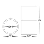 Havit Lighting LED Downlights Nella Black 7w Surface Mounted LED Lights-For-You